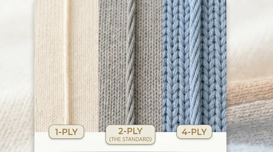 Cashmere Ply Guide: 1-Ply vs 2-Ply vs 4-Ply Explained