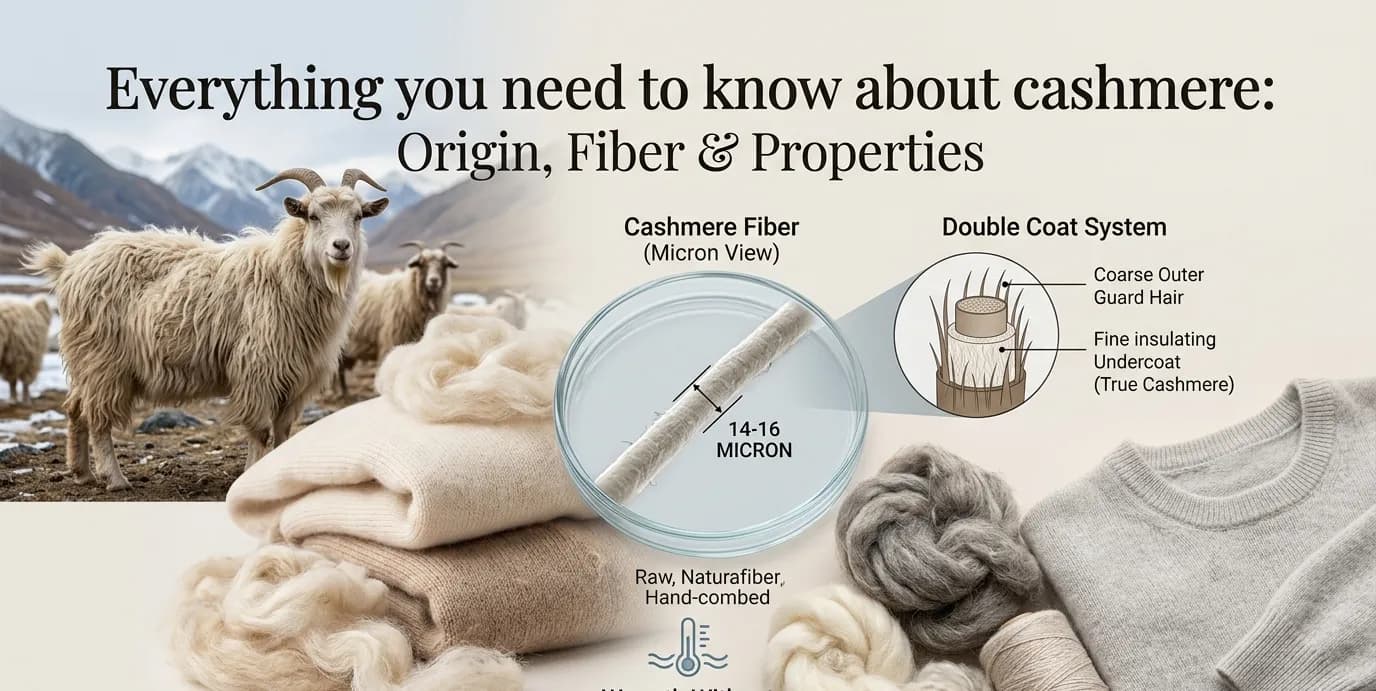 What Is Cashmere? Origin, Fiber & Properties