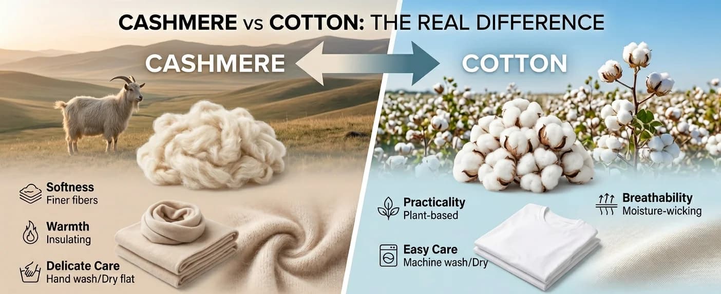 Cashmere vs Cotton: Which Fabric Is Better for You?